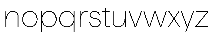 Haffer TRIAL XHThin Instance Font LOWERCASE