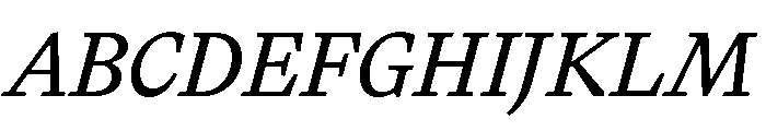 Hagel RegularItalic Font UPPERCASE