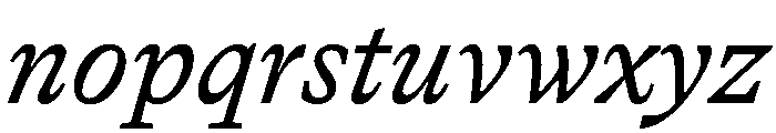 Hagel RegularItalic Font LOWERCASE