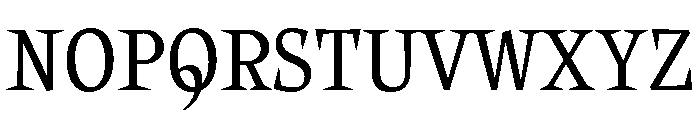 Halibut CondensedRegular Font UPPERCASE