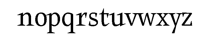 Halibut CondensedRegular Font LOWERCASE