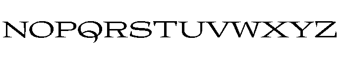 Halibut ExpandedRegular Font UPPERCASE
