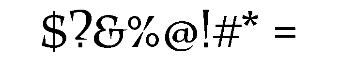Halibut Regular Font OTHER CHARS