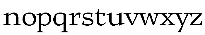 Halibut Regular Font LOWERCASE