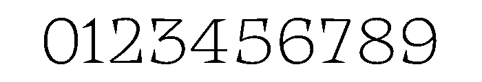 Halibut Thin Font OTHER CHARS