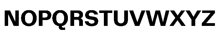 Haltung Web Bold Font UPPERCASE