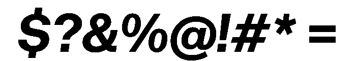 Haltung Web BoldItalic Font OTHER CHARS