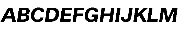 Haltung Web BoldItalic Font UPPERCASE