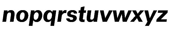 Haltung Web BoldItalic Font LOWERCASE