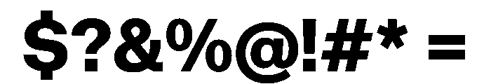 Haltung Web ExtraBold Font OTHER CHARS