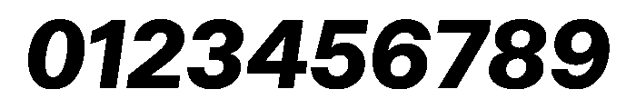 Haltung Web ExtraBoldItalic Font OTHER CHARS
