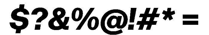 Haltung Web ExtraBoldItalic Font OTHER CHARS