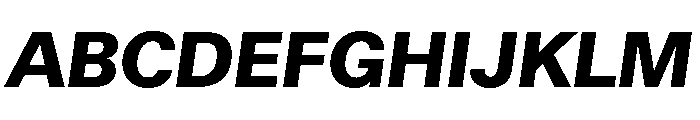 Haltung Web ExtraBoldItalic Font UPPERCASE