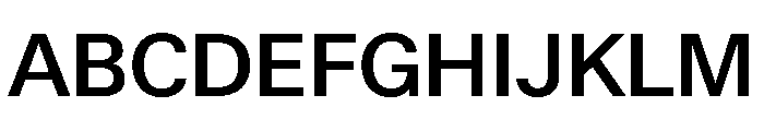 Haltung Web Medium Font UPPERCASE