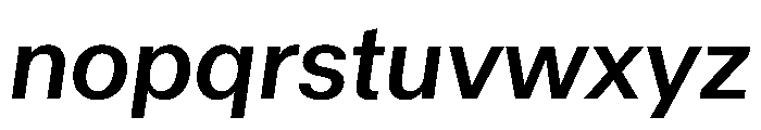 Haltung Web MediumItalic Font LOWERCASE
