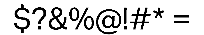 Haltung Web Regular Font OTHER CHARS