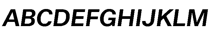 Haltung Web SemiBoldItalic Font UPPERCASE