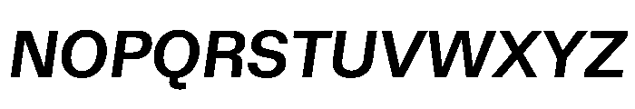 Haltung Web SemiBoldItalic Font UPPERCASE