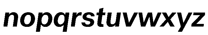 Haltung Web SemiBoldItalic Font LOWERCASE