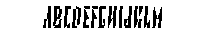 HalunkeV0.2 Italic Font UPPERCASE
