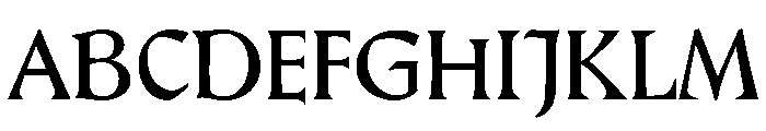 Hamlet Cicero12 Font UPPERCASE