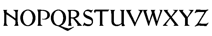 Hamlet Cicero12 Font UPPERCASE