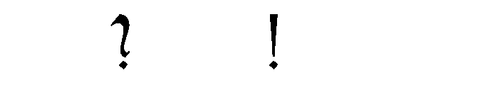Hamlet Tertia18 Font OTHER CHARS