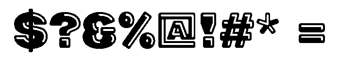 Hammer Highlight Font OTHER CHARS
