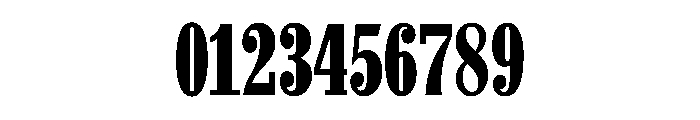 Hancock CondensedBold Font OTHER CHARS