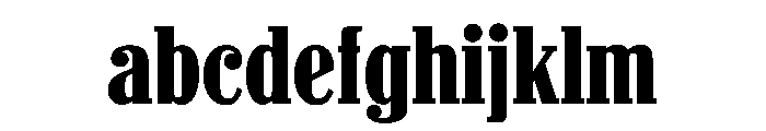 Hancock CondensedBold FONT