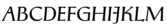 Handwerk UnlicensedWeb Regular Font UPPERCASE