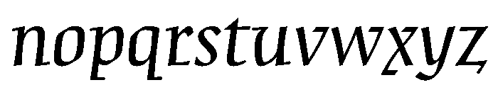Handwerk UnlicensedWeb Regular Font LOWERCASE