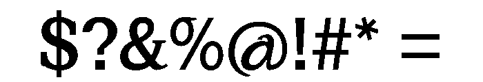 HappyKarrik MidSerifRegular Instance Font OTHER CHARS