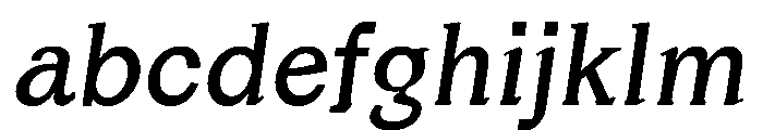 HappyKarrik MidSerifSlant Instance FONT