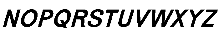 HappyKarrik SansItalic Instance Font UPPERCASE