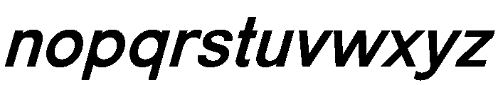HappyKarrik SansItalic Instance Font LOWERCASE