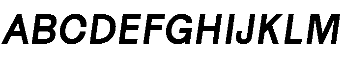 HappyKarrik SansSlant Instance Font UPPERCASE