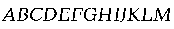 HappyKarrik SerifSlant Instance Font UPPERCASE