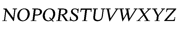 HappyKarrik SerifSlant Instance Font UPPERCASE