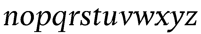 HappyKarrik SerifSlant Instance Font LOWERCASE