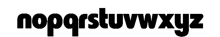 Harry ObeseSqueezed Font LOWERCASE