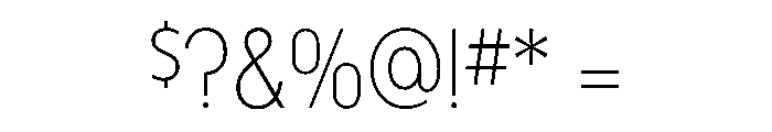 Harry ThinSqueezed Font OTHER CHARS