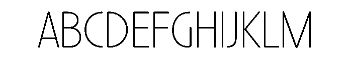Harry ThinSqueezed Font UPPERCASE