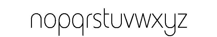 Harry ThinSqueezed Font LOWERCASE