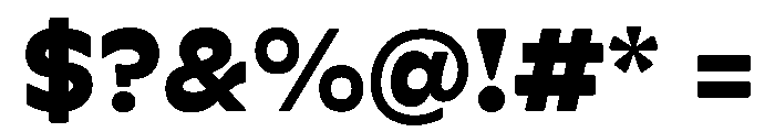 HatchSans Bold Instance Font OTHER CHARS