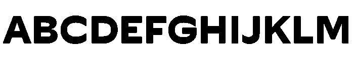 HatchSans Bold Instance Font UPPERCASE