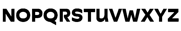 HatchSans Bold Instance Font UPPERCASE