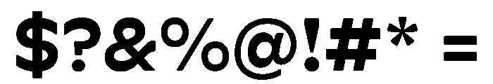 HatchSans DemiBold Instance Font OTHER CHARS