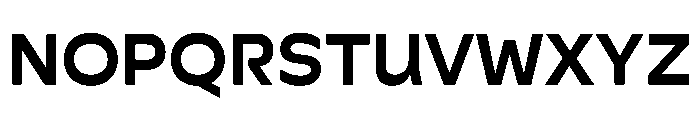 HatchSans DemiBold Instance Font UPPERCASE