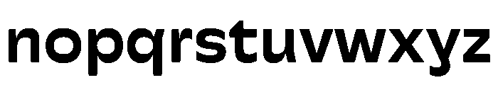 HatchSans DemiBold Instance Font LOWERCASE